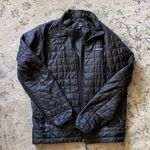 Men’s Patagonia Nano Puff Jacket - Black and Size XL